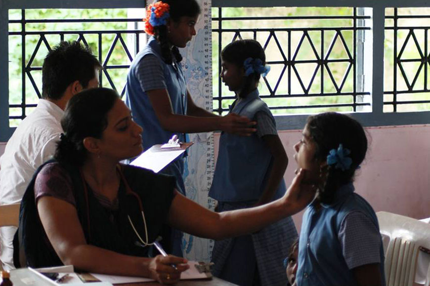 Paediatric health camp at Thirukoyilur